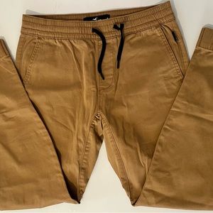 Hollister Super Skinny Khaki Joggers Size Small